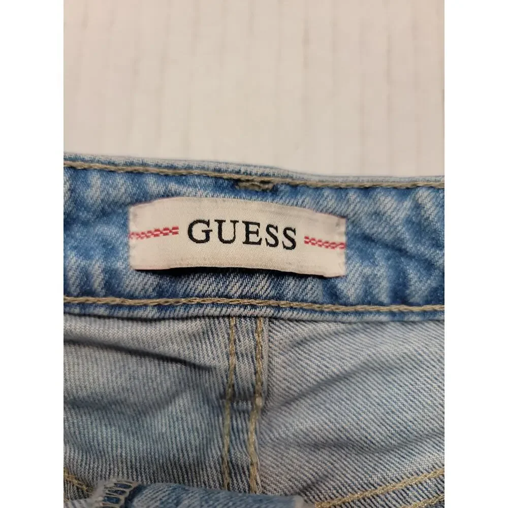Guess Denim Shorts Womens Size 27 Cut-off High Rise Fray Distressed